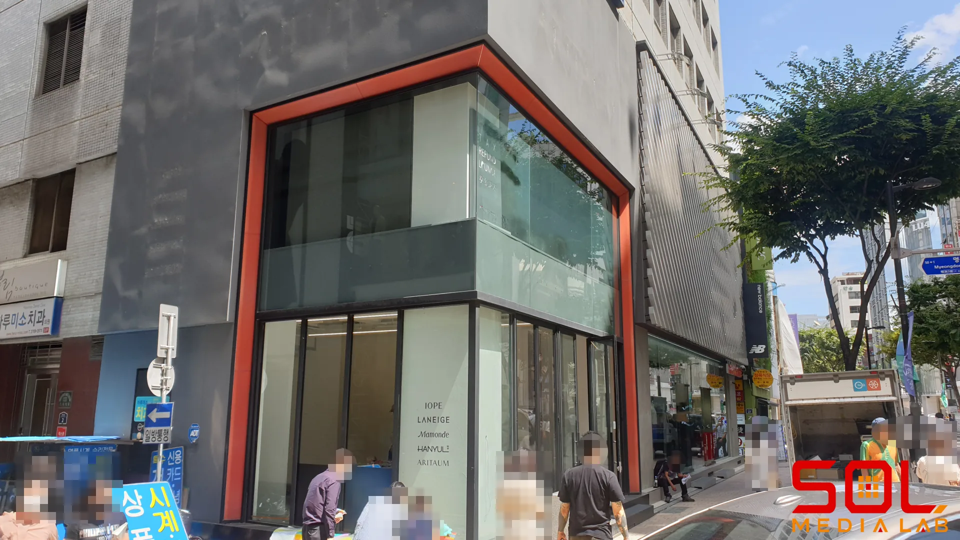 명동 LED 스크린 유지 보수