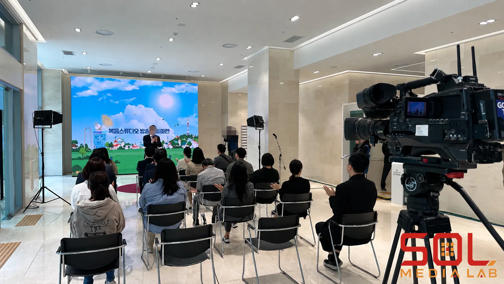 GOOD TV 신사옥 이전 촬영
